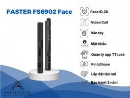 Khóa Thông Minh Hệ Cửa Nhôm Nhận Diện FACE ID 3D Faster FS6902